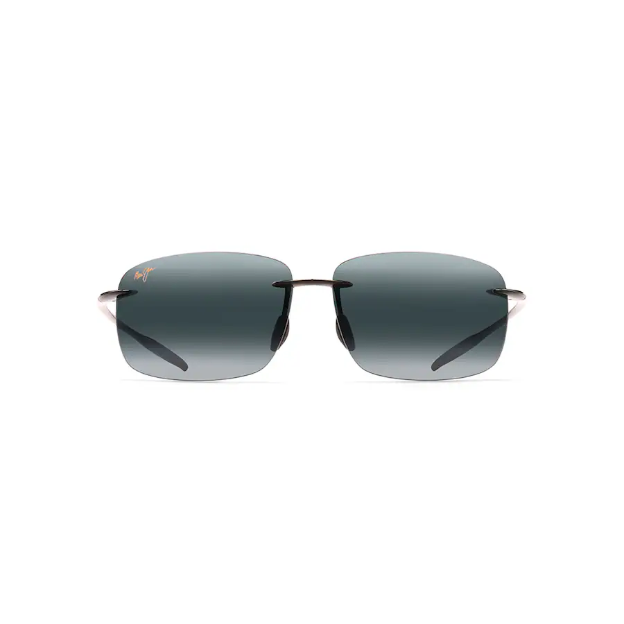 Maui Jim Breakwall Gloss Black Neutral Grey Polarized Sunglasses
