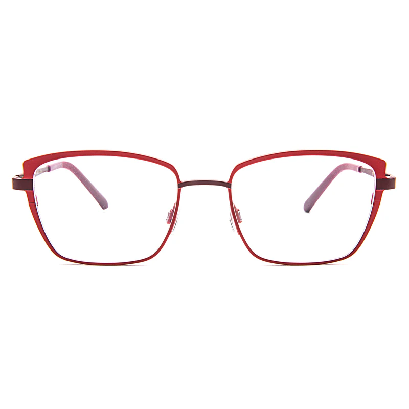 Bevel 8735 Lizzie WPEG Red Optical Eyeglasses