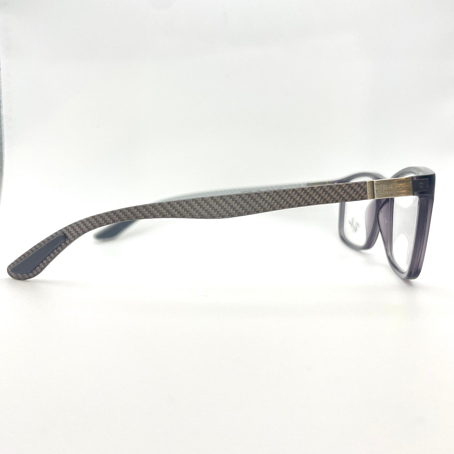 RAY-BAN RB8908 8061smoke transparent 53mm Medium carbon temple Eyeglasses