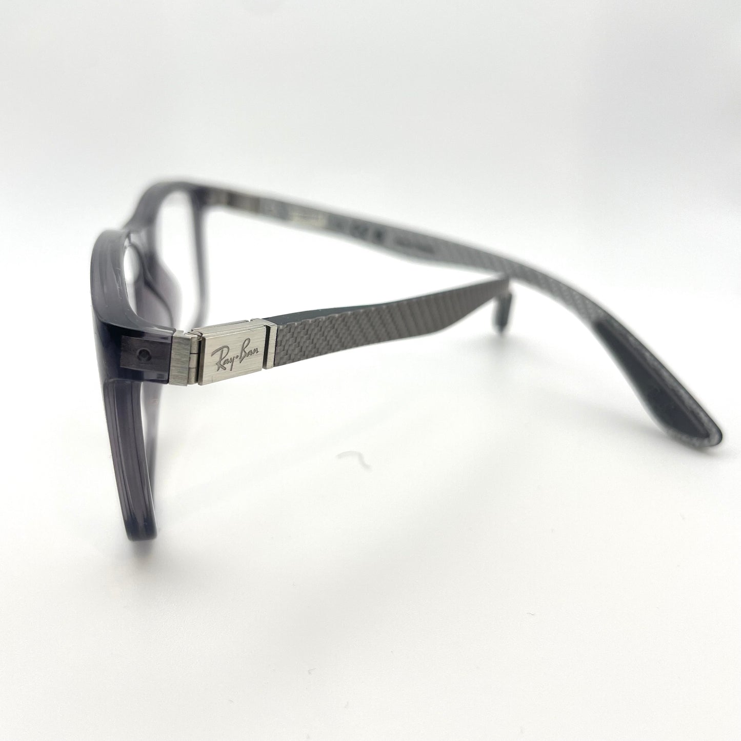 RAY-BAN RB8908 8061smoke transparent 53mm Medium carbon temple Eyeglasses