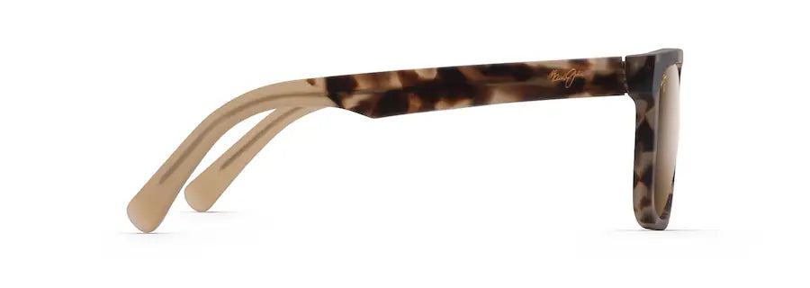 Maui Jim Stone Shack Matte Havana Tortoise with Tan tips HCL Bronze Polarized Sunglasses