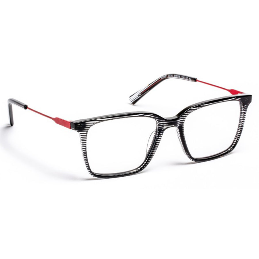 J.F. REY KIDS & TEENS SURF 0030 STRIES NOIR ROUGE 51 18 135