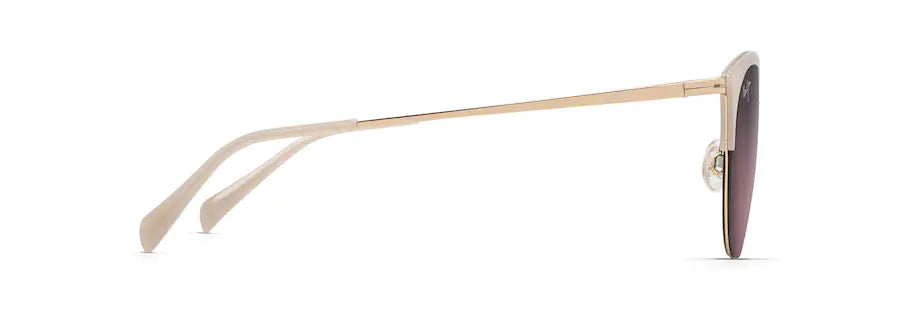 Maui Jim OLILI Milky Almond Rose Lens Polarize Sunglasses