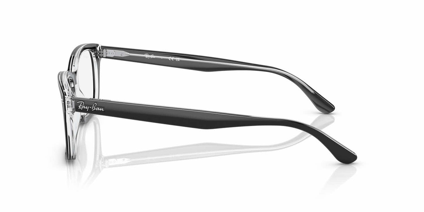 RAY-BAN RB5428 2034 55mm Medium Eyeglasses Gloss black