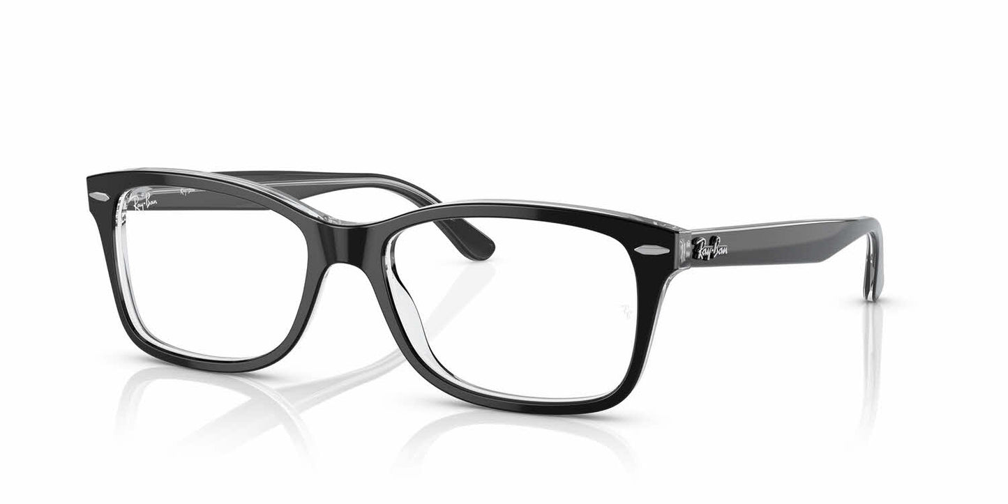 RAY-BAN RB5428 2034 55mm Medium Eyeglasses Gloss black