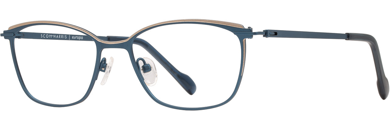 EUROPA EYEWEAR SCOTT HARRIS 824 Ocean / Champagne-3 49 Small