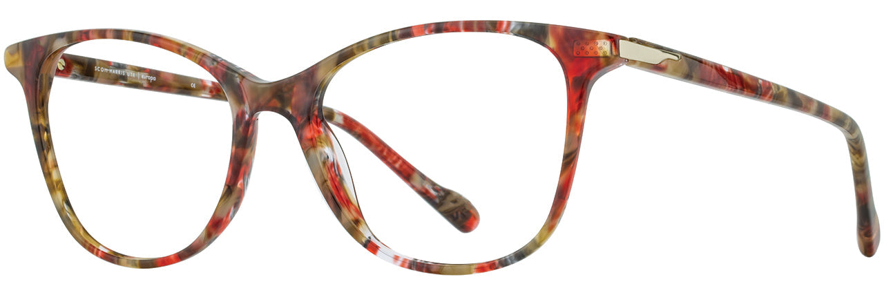 EUROPA EYEWEAR SCOTT HARRIS SHX-011 Red Demi-3 53
