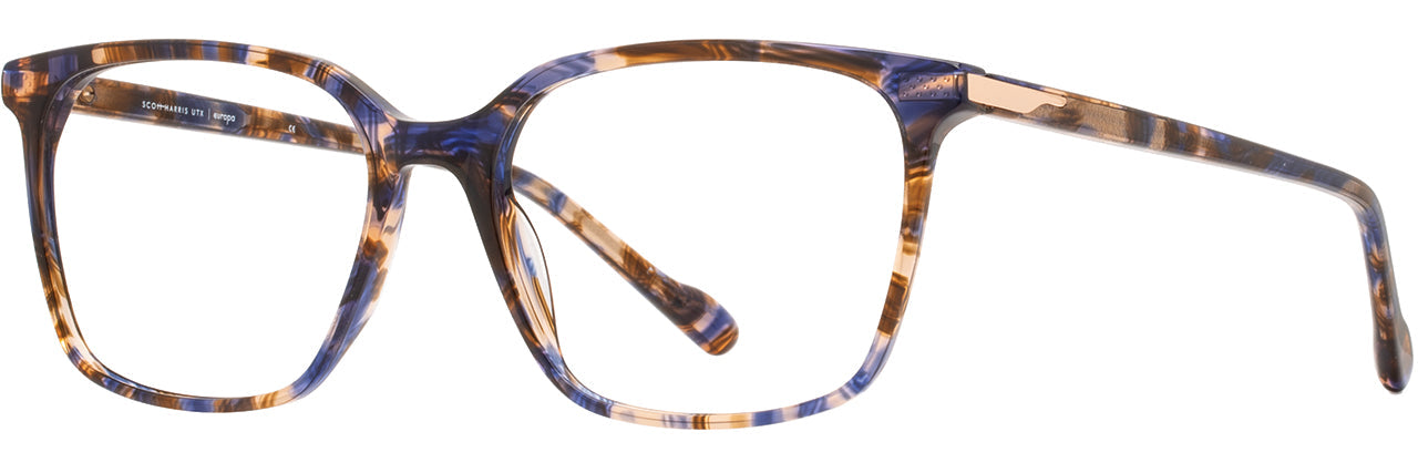 EUROPA EYEWEAR SCOTT HARRIS SHX-017 Cocoa Blue Demi / Rose Gold-1 55
