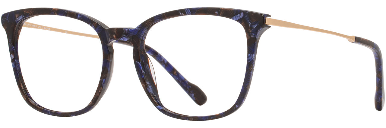 EUROPA EYEWEAR SCOTT HARRIS SHX-018 Indigo Demi / Gold-1 52