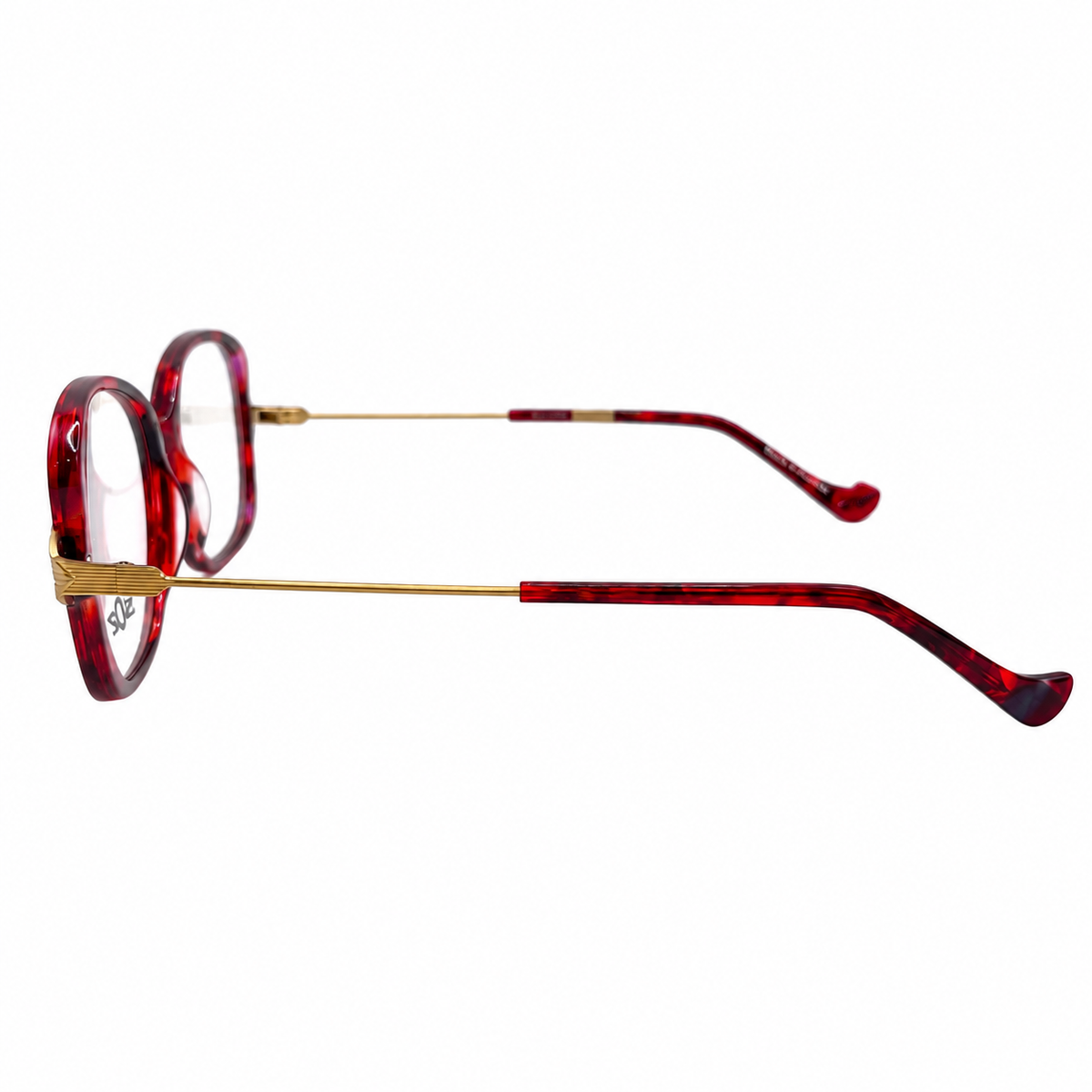 BOZ manon-3070 eyeglasses side or angled view on white background