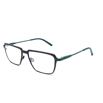 Bevel 8729 Big Ben BBFG Brownish Black/Forest Green Eyeglasses