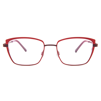 Bevel 8735 Lizzie WPEG Red Eyeglasses