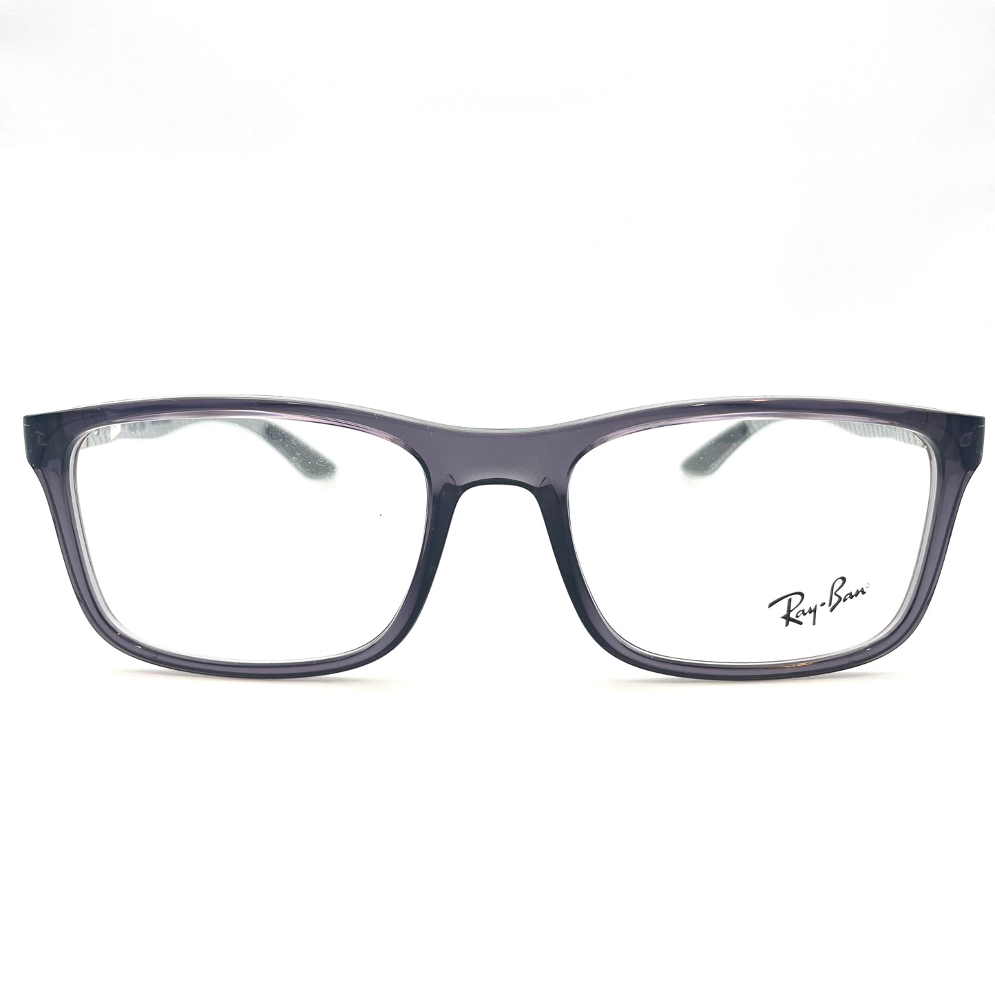 RAY-BAN RB8908  8061smoke transparent 53mm Medium carbon temple Eyeglasses