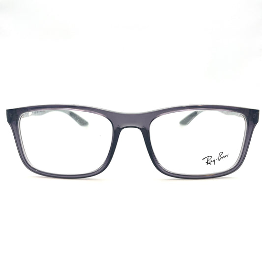 RAY-BAN RB8908  8061smoke transparent 53mm Medium carbon temple Eyeglasses