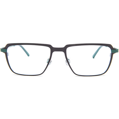 Bevel 8729 Big Ben BBFG Brownish Black/Forest Green Eyeglasses