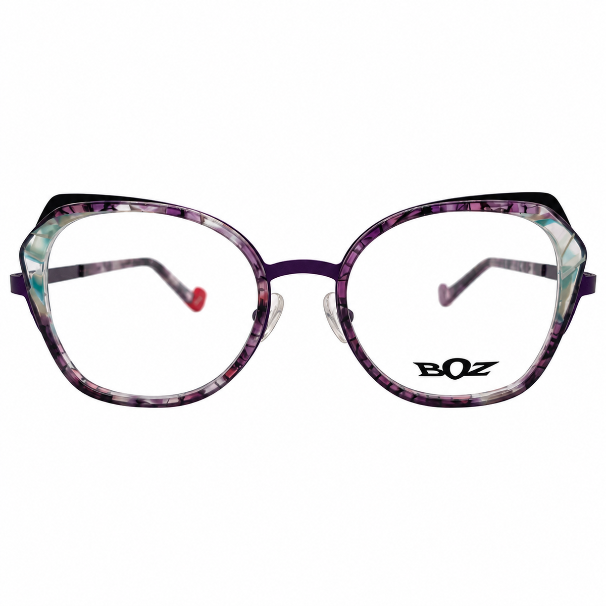 BOZ magda-7540 eyeglasses front view on white background