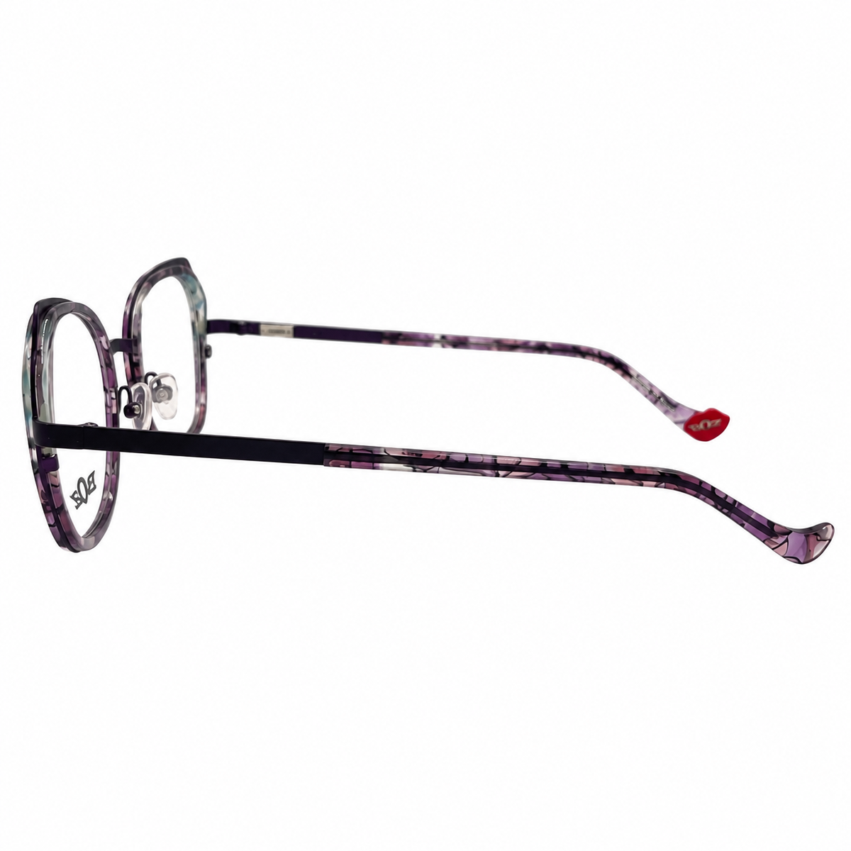 BOZ magda-7540 eyeglasses side or angled view on white background