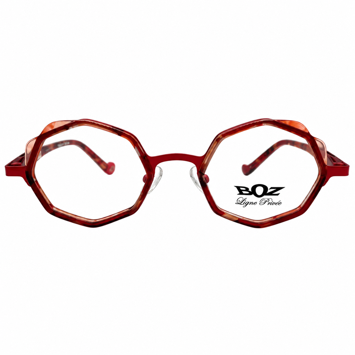 BOZ-MOON-3030-47 eyeglasses front view on white background