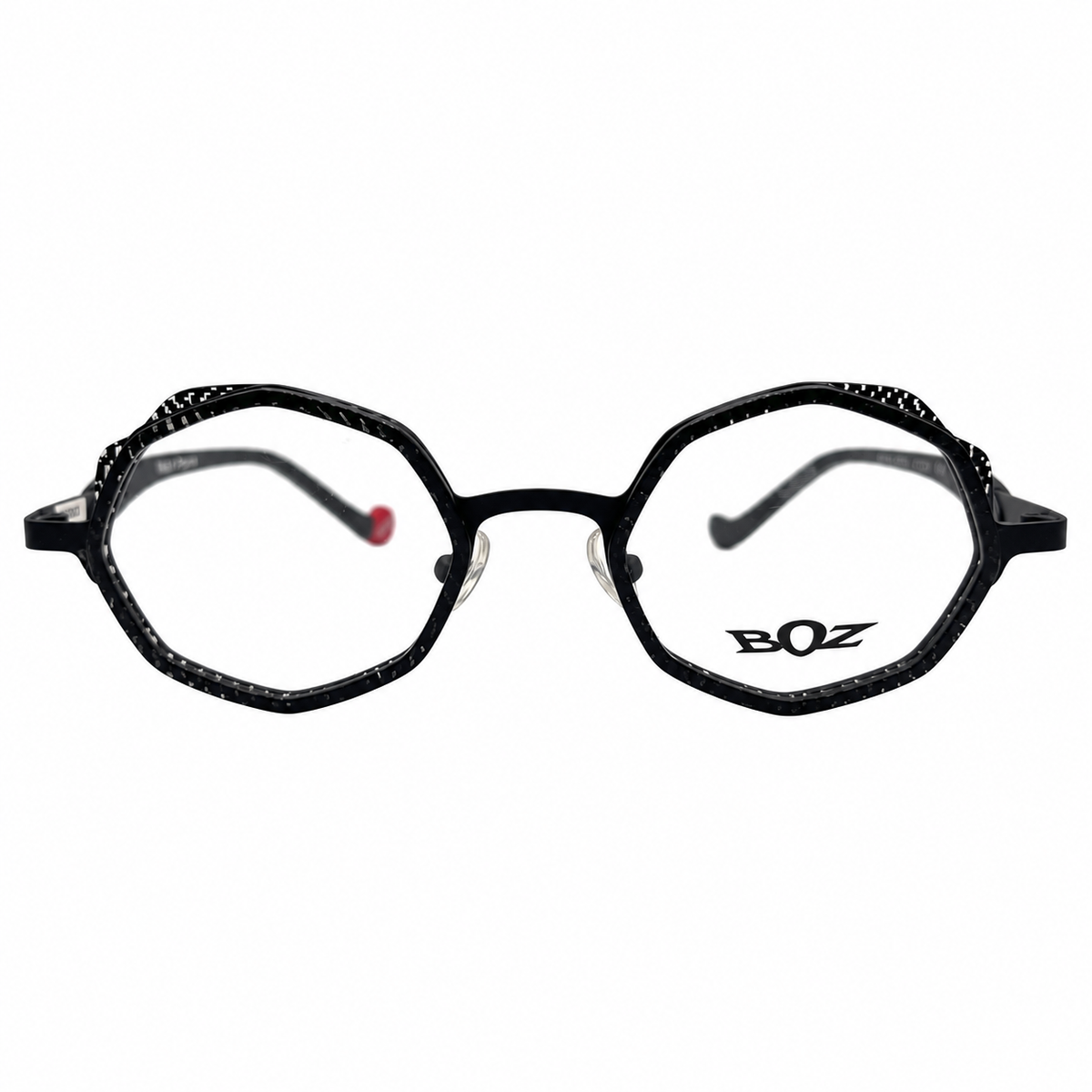 BOZ Nana 0005 Black eyeglasses front view