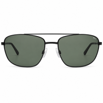 INVU 207 C3 black polarized sunglasses — front view
