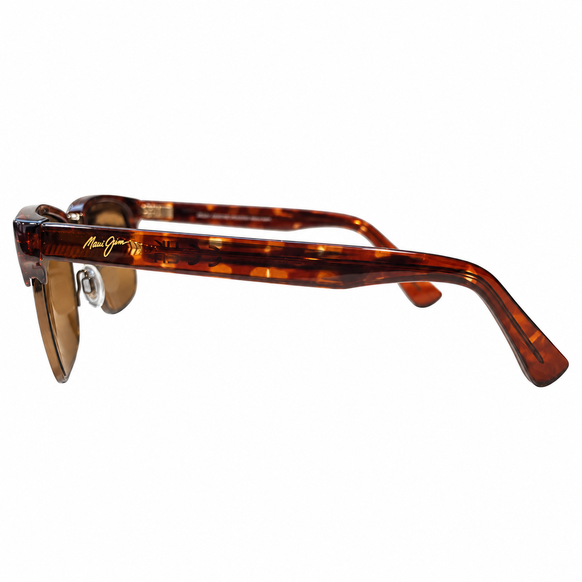 Maui Jim Kawika H257-16C tortoise sunglasses, side view
